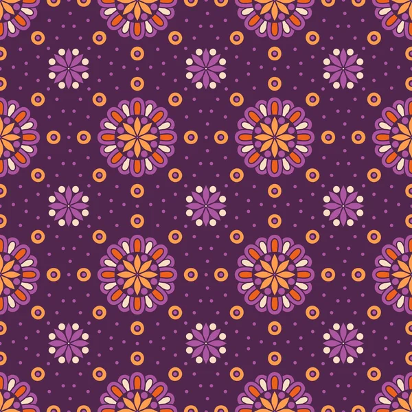 etnik çiçek seamless modeli