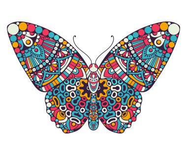 Kelebek. Vintage dekor elementleri