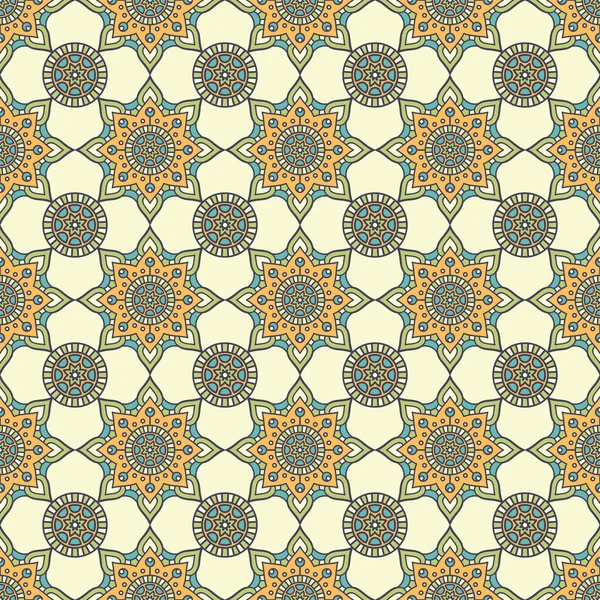 etnik çiçek seamless modeli