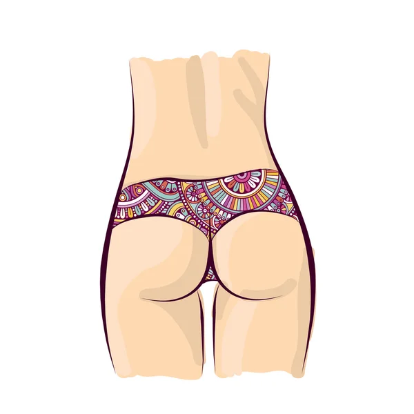 Sexy panties icon — Stock Vector