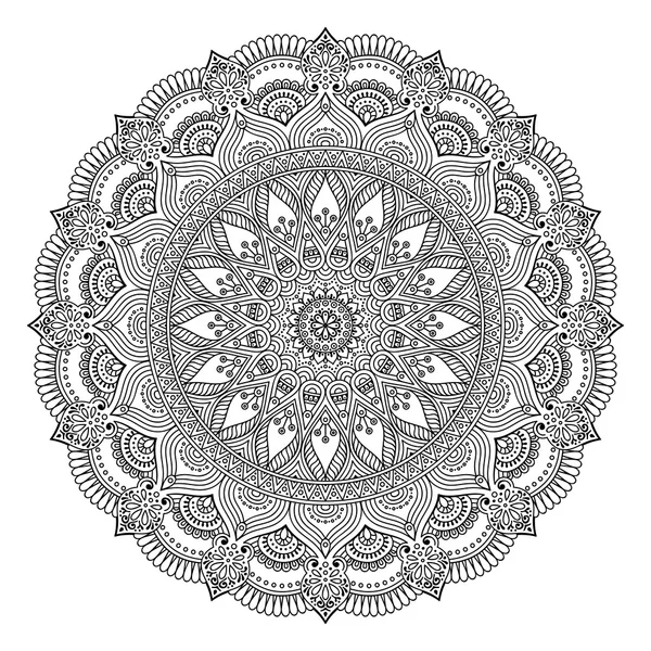 Vetor indiano Mandala — Vetor de Stock