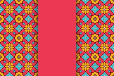 Kusursuz dekoratif mandala tasarım arkaplanı