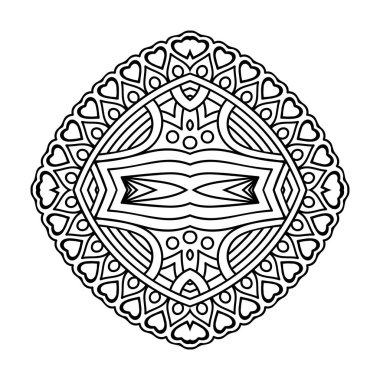 Vektör Hintli Mandala
