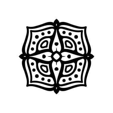 Vektör Hintli Mandala