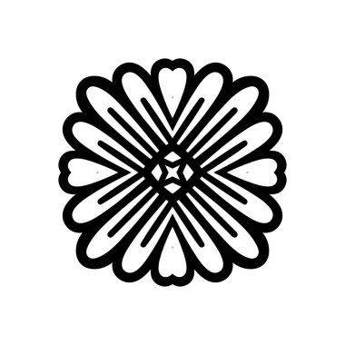 Vektör Hintli Mandala