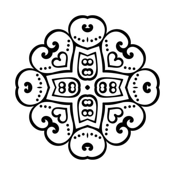 Vector indio Mandala — Vector de stock