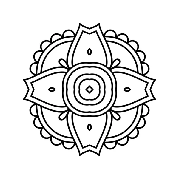 Vektorindian Mandala — Stock vektor