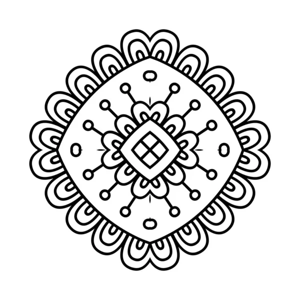 Mandala indien vecteur — Image vectorielle