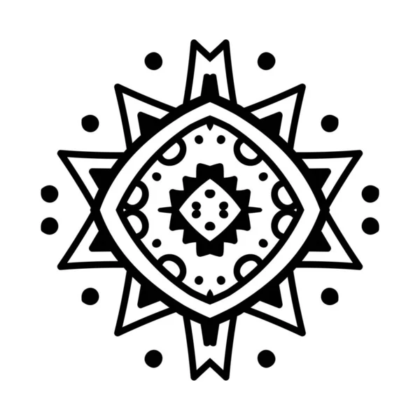 Mandala indien vecteur — Image vectorielle