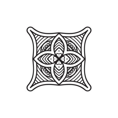 Vektör Hintli Mandala