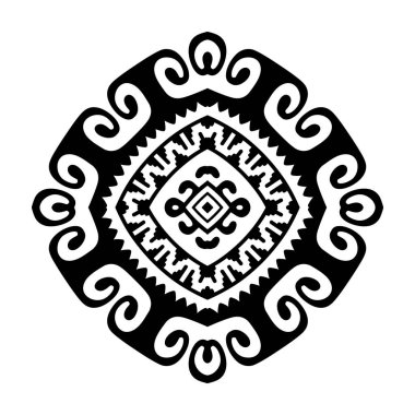 Vektör Hintli Mandala