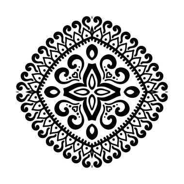 Vektör Hintli Mandala