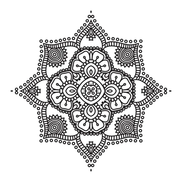 Vector indian Mandala — Stock Vector