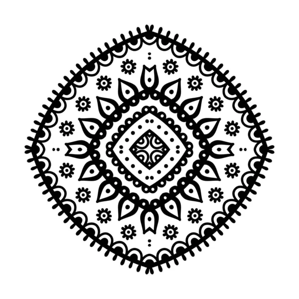 Vektorindian Mandala — Stock vektor