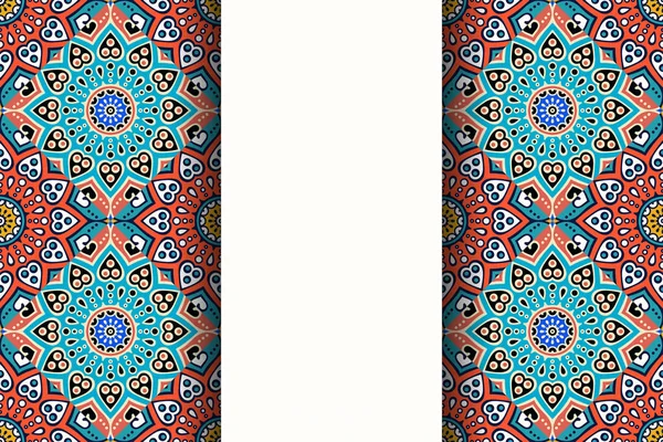 Mandala davetli altın arkaplan