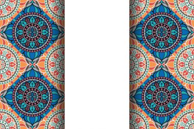 Mandala davetli altın arkaplan