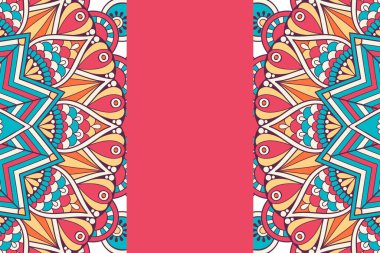 Mandala ile vektör İslami arkaplan