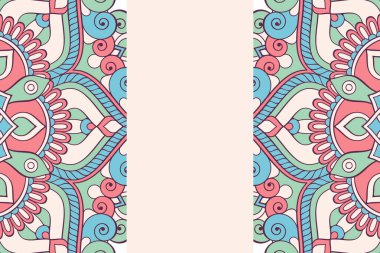 Mandala ile vektör İslami arkaplan