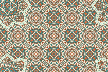 Mandala kusursuz desen. Hint elementleri