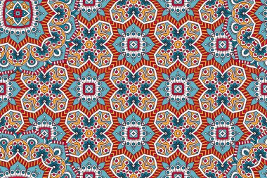 Mandala kusursuz desen. Hint elementleri