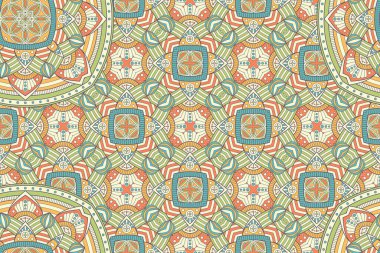 Mandala kusursuz desen. Hint elementleri