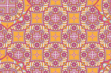 Mandala kusursuz desen. Hint elementleri