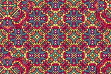 Mandala kusursuz desen. Hint elementleri