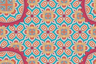 Mandala kusursuz desen. Hint elementleri