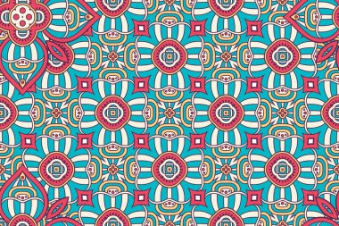 Mandala kusursuz desen. Hint elementleri