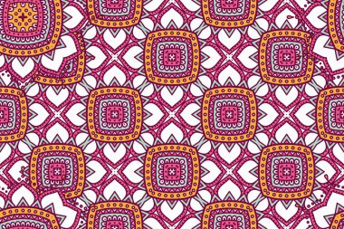 Mandala kusursuz desen. Hint elementleri