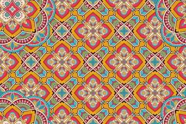 Mandala kusursuz desen. Hint elementleri