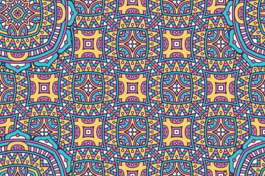 Mandala kusursuz desen. Hint elementleri