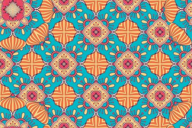 Mandala kusursuz desen. Hint elementleri