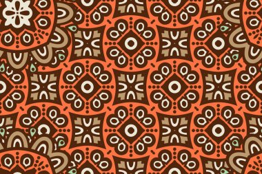 Mandala kusursuz desen. Hint elementleri