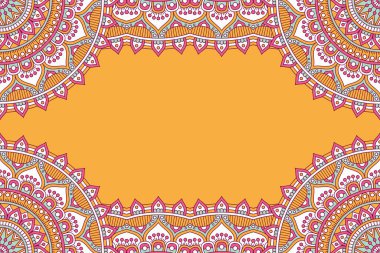 Mandala ile vektör İslami arkaplan