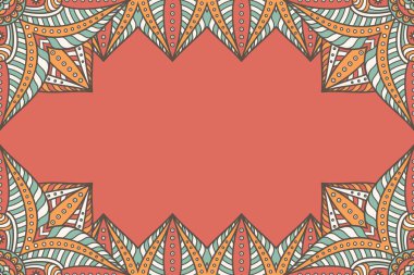 Mandala ile vektör İslami arkaplan