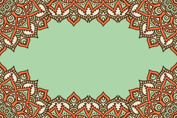 Mandala ile vektör İslami arkaplan