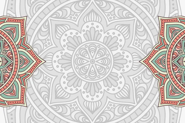 Fondo ornamental vectorial con mandala — Archivo Imágenes Vectoriales