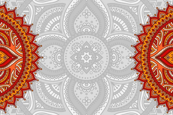 Vector ornamental background with mandala — Stock Vector