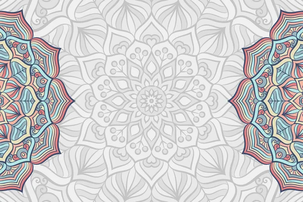 Fondo ornamental vectorial con mandala — Archivo Imágenes Vectoriales