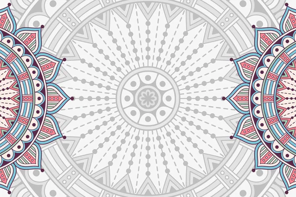 Fondo ornamental vectorial con mandala — Vector de stock