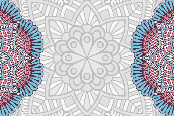 Fond décoratif vectoriel avec mandala — Image vectorielle