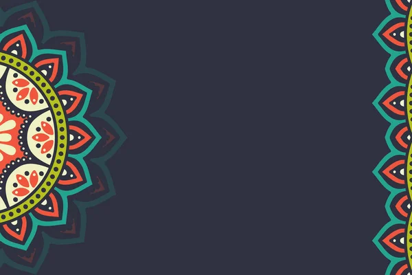 Vektor ornamentaler Hintergrund mit Mandala — Stockvektor