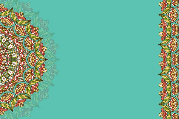 Fond décoratif vectoriel avec mandala — Image vectorielle