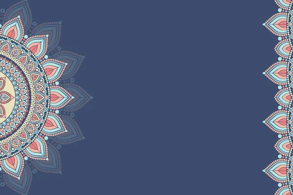 Vektor ornamentaler Hintergrund mit Mandala — Stockvektor