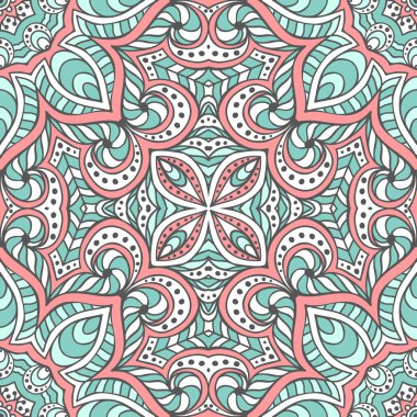 Hint sorunsuz çiçek desenli. Vintage dekor elementleri. el çekilmiş arka plan. islam, Arapça, Indian, Osmanlı motifleri.