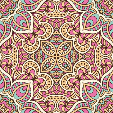 Hint sorunsuz çiçek desenli. Vintage dekor elementleri. el çekilmiş arka plan. islam, Arapça, Indian, Osmanlı motifleri.