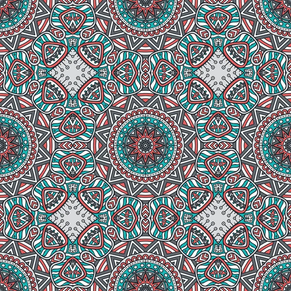 Modèle floral indien sans couture. Éléments décoratifs vintage. Fond dessiné à la main. Islam, Arabe, Indien, motifs ottomans . — Image vectorielle