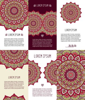 Kartvizit. Vintage dekoratif öğeler. Elle çizilmiş arka plan. Islam, Arapça, Indian, Osmanlı motifleri.