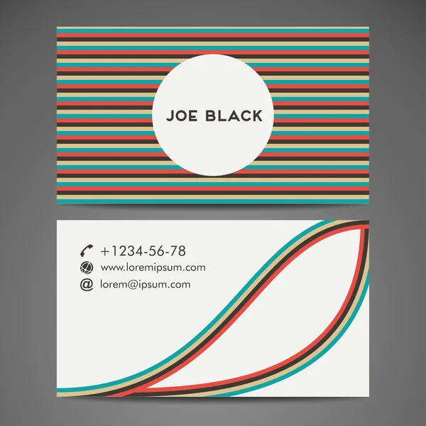 Vintage Business card — Stock Vector